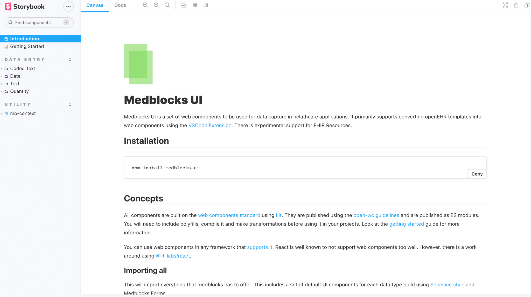 Medblocks UI